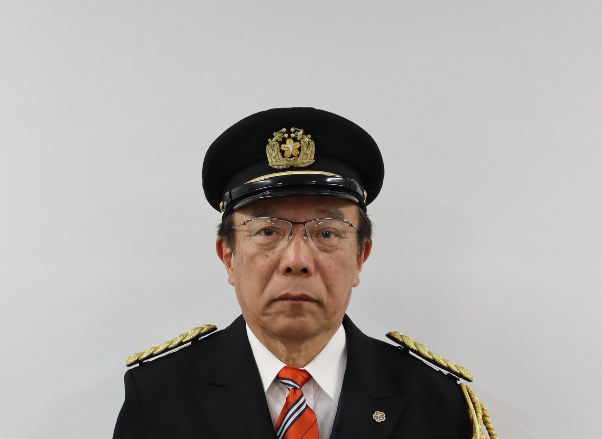 消防団長 写真