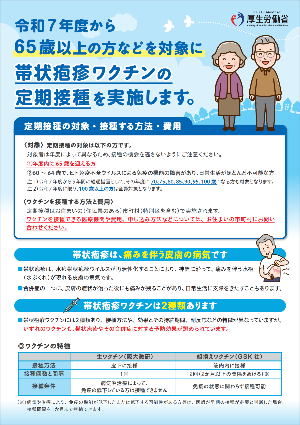 帯状疱疹リーフレット