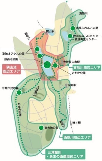 水とみどりのネットワーク構想図