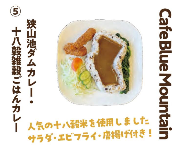 Cafe Blue Mountainの狭山池ダムカレー
