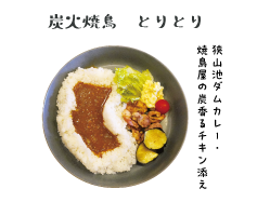 炭火焼鳥 とりとりの狭山池ダムカレー