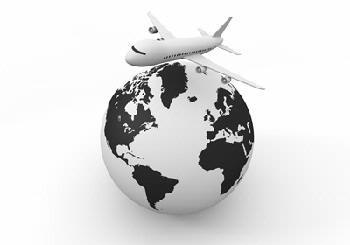 飛行機と地球
