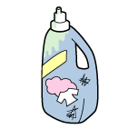 洗剤のボトルの画像