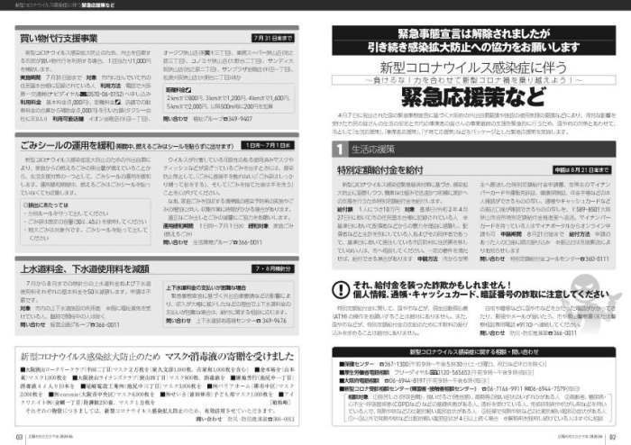 新型コロナウイルス支援策