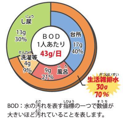 円グラフ(BOD)