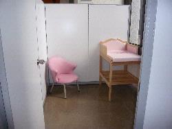 総合体育館内の赤ちゃんの駅の画像