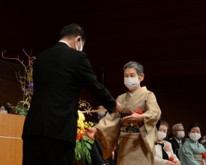 教育委員会文化教育功労者表彰代表受賞者 森田永貢子様