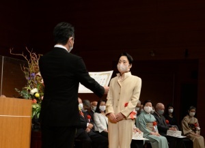 善行者表彰受賞者 梶谷優里子様