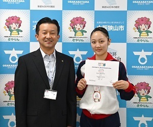 あべまつれな様表敬訪問
