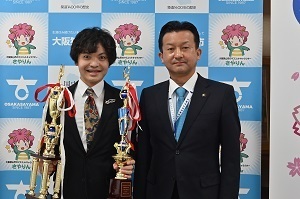 ぎまたくみ様表敬訪問