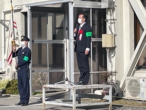 令和4年度黒山警察署歳末特別警戒部隊発足式