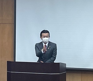 姉妹都市アメリカ合衆国オレゴン州オンタリオ市派遣学生激励会