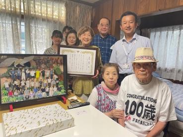 100歳到達者訪問