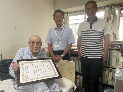 100歳到達者訪問