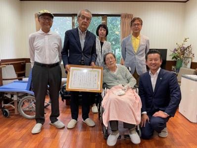 100歳到達者訪問