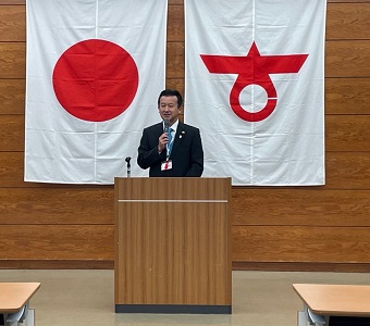 新規採用職員への訓示