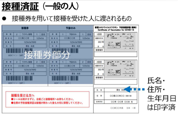 接種済証