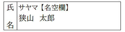 名は公証されていない