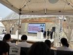 ステージ発表の様子中学生