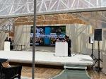 ステージ発表の様子  中学生