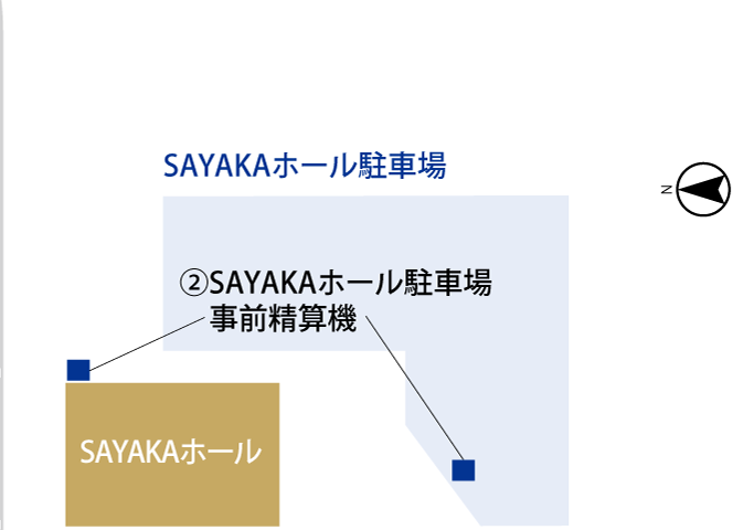 事前精算機位置図