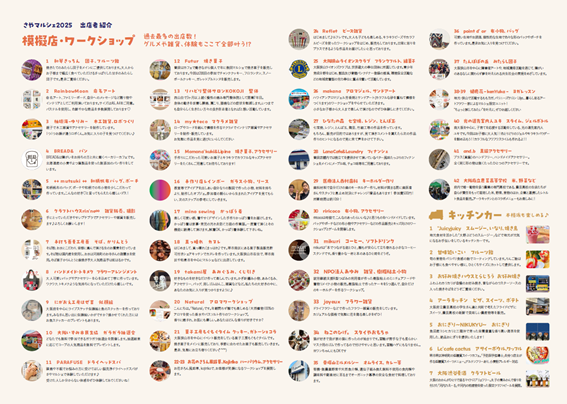 さやマルシェ会場マップ2