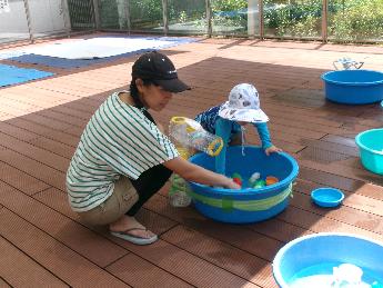水あそび