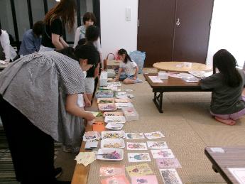 市民協働事業楽しもう！押し花アートの写真です