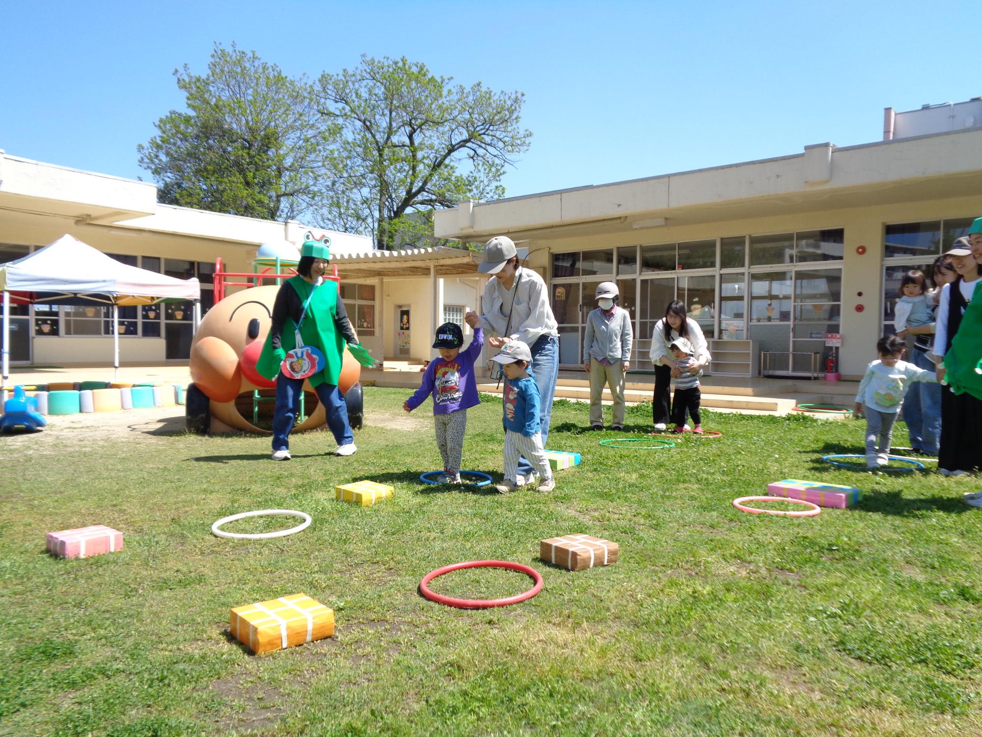 障害物競争スタート