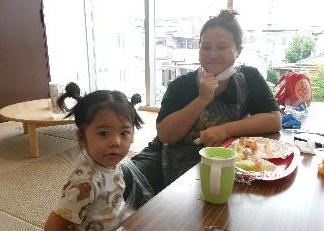 市民協働事業作って食べようロールパンの写真です