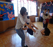 親子体操の写真