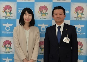 にしやまともか様表敬訪問