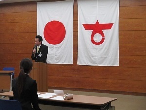 新規採用職員への訓示