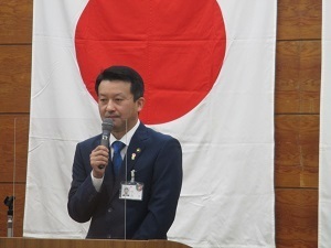 新規採用職員への訓示