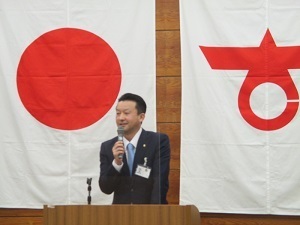 新規採用職員への訓示