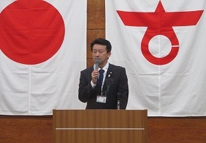 新規採用職員への訓示