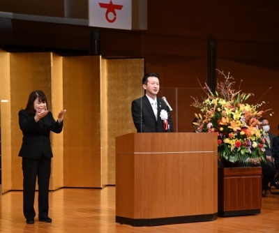 古川照人市長の式辞