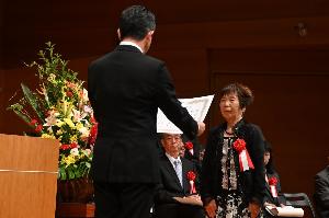 善行者表彰代表受賞