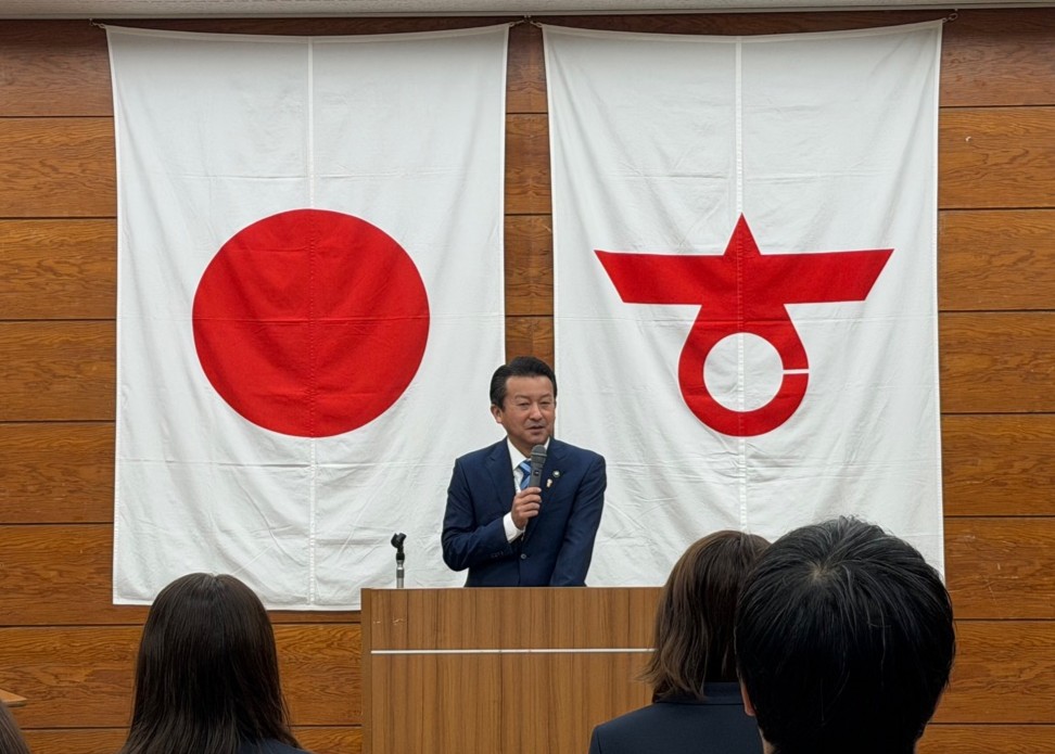 新規採用職員への訓示